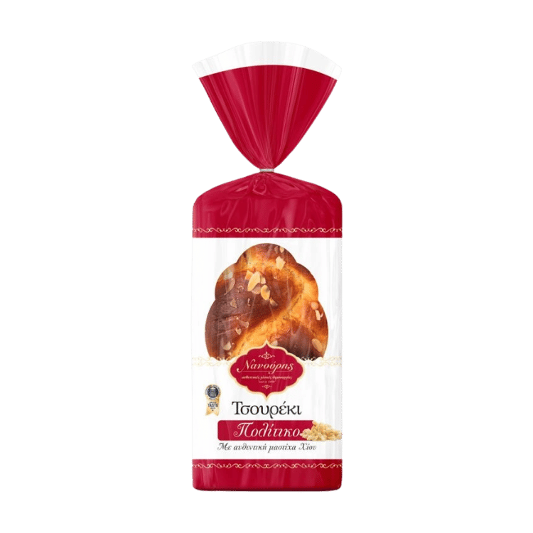 Politiko Tsoureki (480g) Nanouris von Nanouris bei Araxxon  - Hochwertiges griechisches Produkt.   Politiko Tsoureki (480g) Nanouris από Nanouris στο Araxxon  - Αυθεντικό ελληνικό προϊόν.